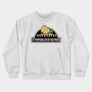 the lord is my fortress and my deliverer Crewneck Sweatshirt